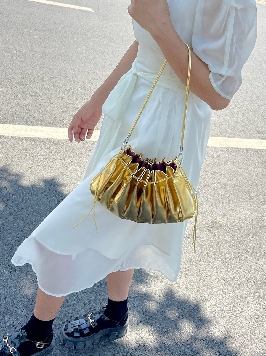 Shiny Seashell Crossbody Bag