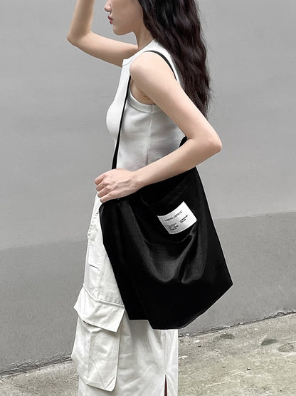 Satin Shoulder Bag