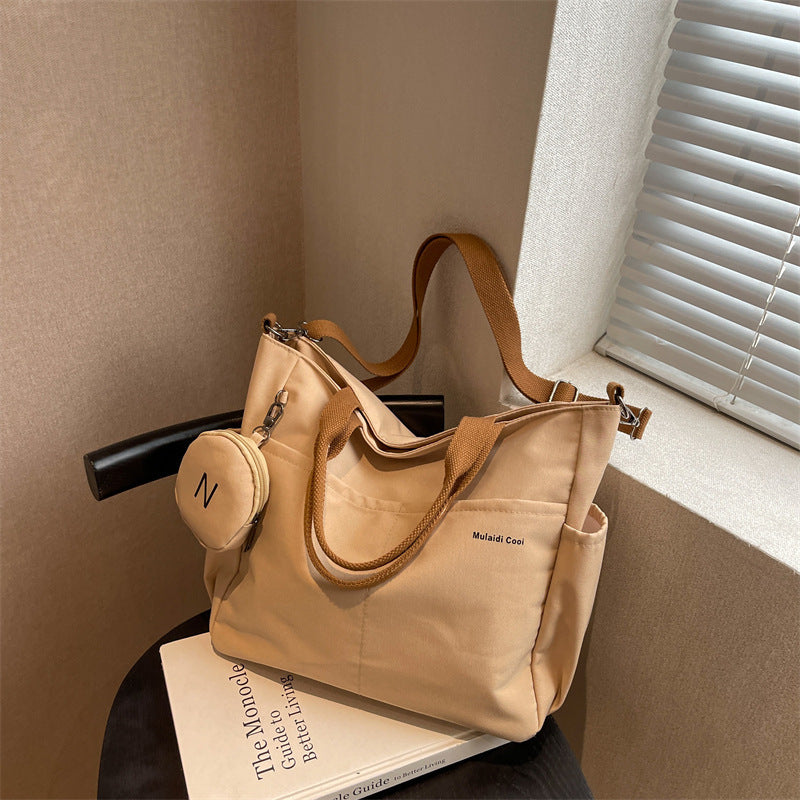 Niche Casual Fashion Nylon Canvas Tote Bag