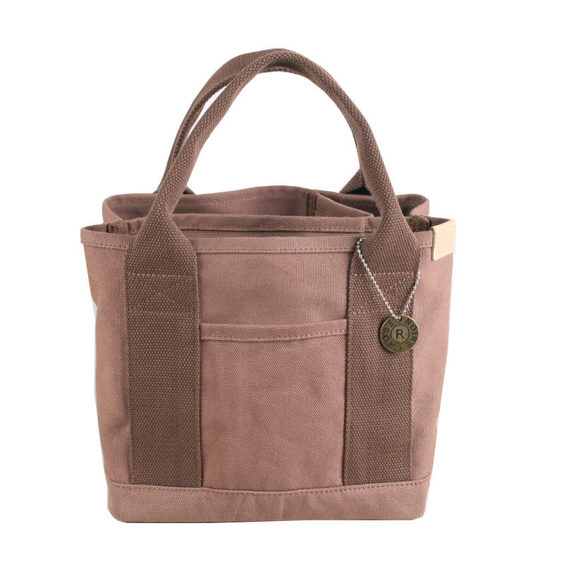 Canvas Multi Pocket Tote Bag