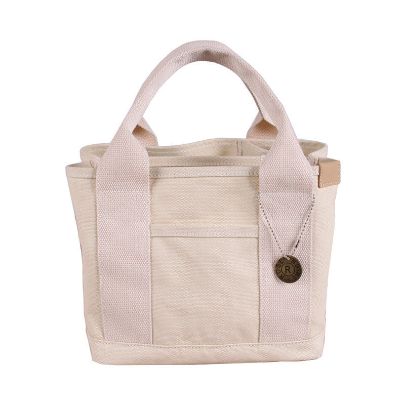 Canvas Multi Pocket Tote Bag