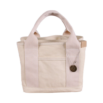 Canvas Multi Pocket Tote Bag