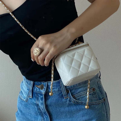 Mini Square Lipstick Crossbody Bag