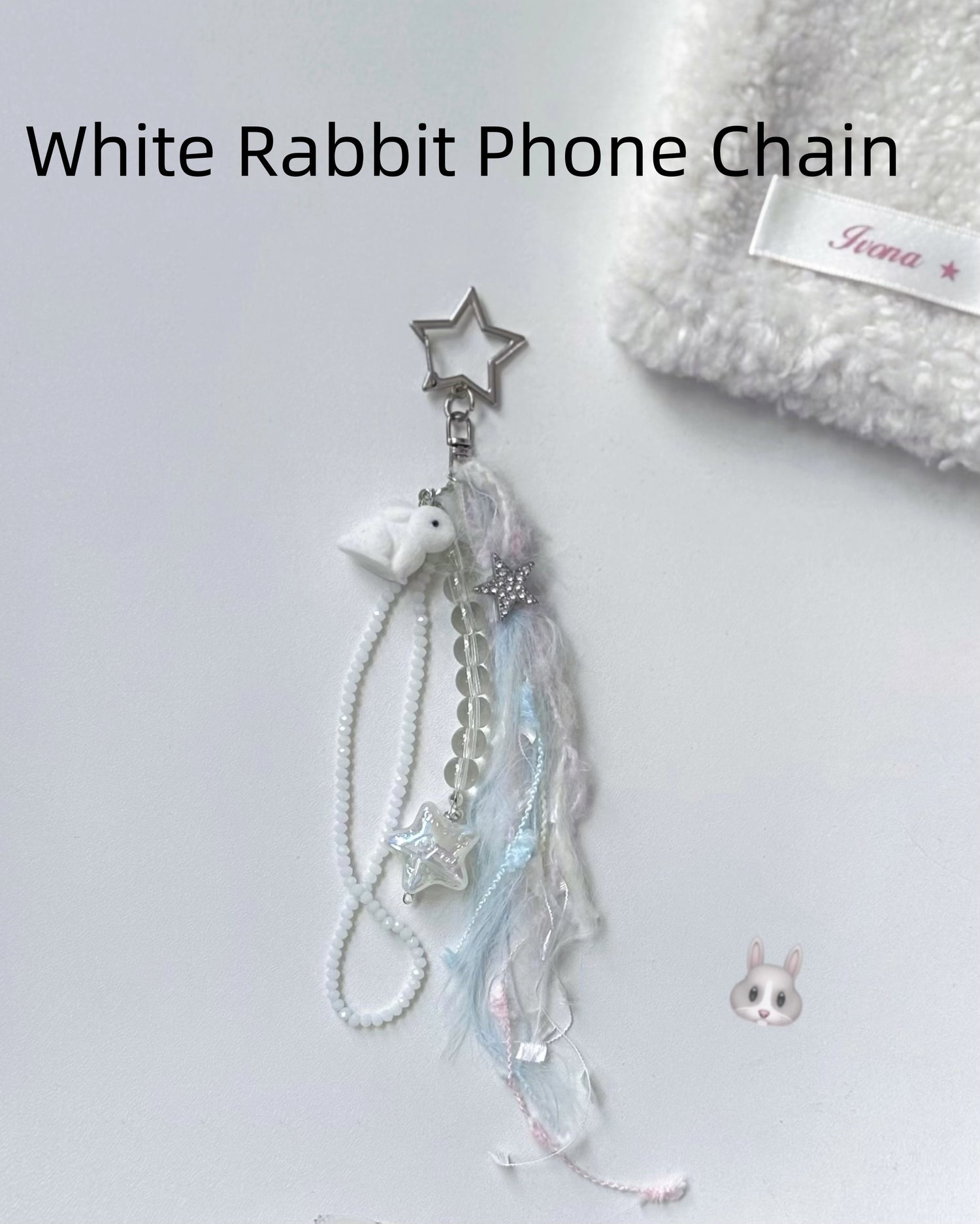 Macaron Rabbit Five-pointed Star Charm