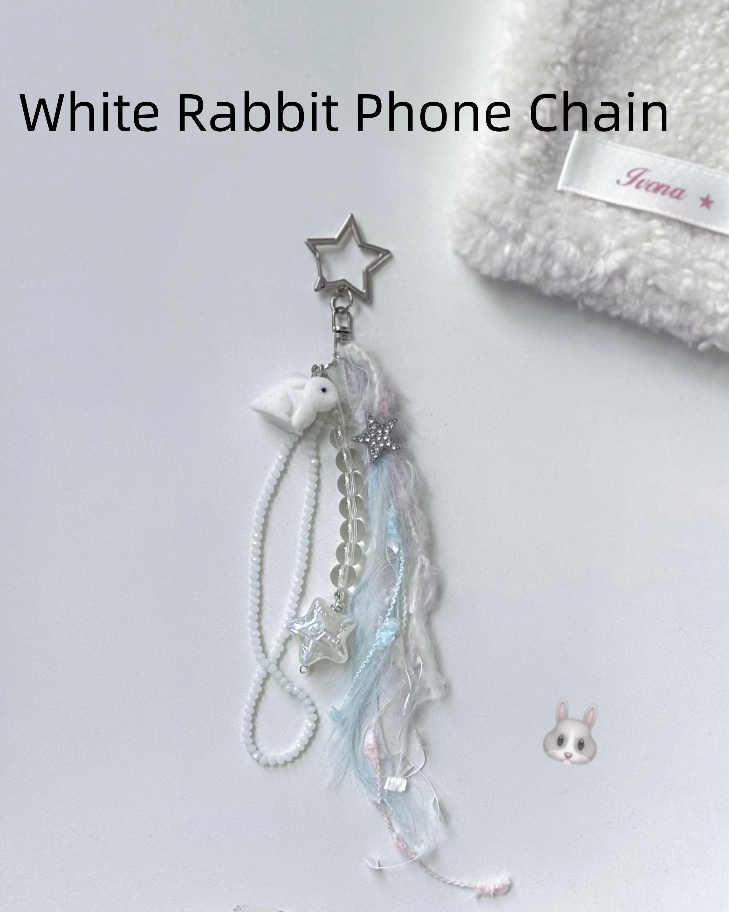 Macaron Rabbit Five-pointed Star Charm