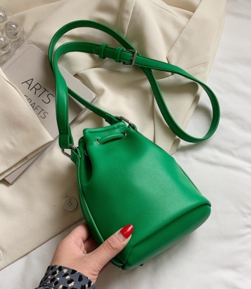 Mini Solid Bucket Bag