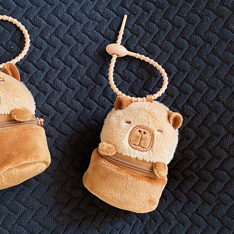 Capybara Coin Purse Earphone Bag