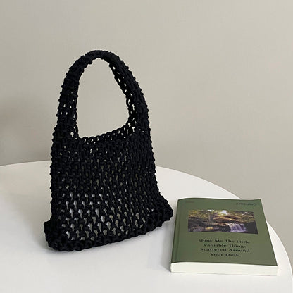 Handwoven Versatile Mesh Beach Bag