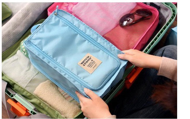 Nylon Portable Shoe Storage Travel Bag