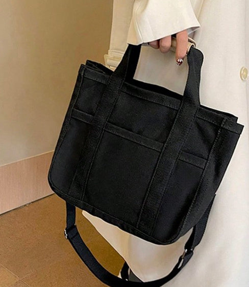 Simple Multifunctional Canvas Mommy Bag