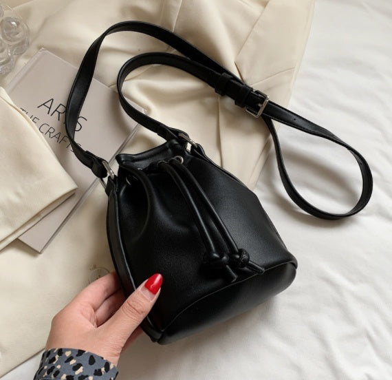 Mini Solid Bucket Bag