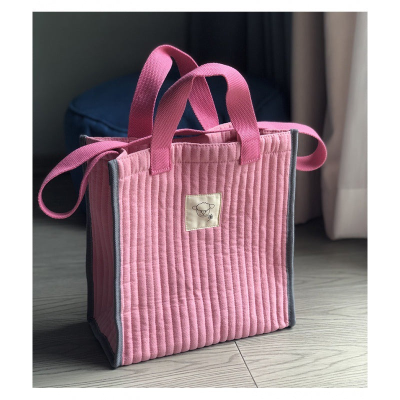 Soft Cotton Tote Shoulder Bag