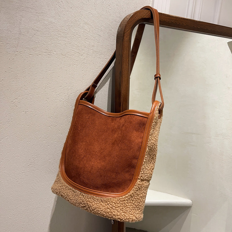 Plush Shoulder Crossbody Bag