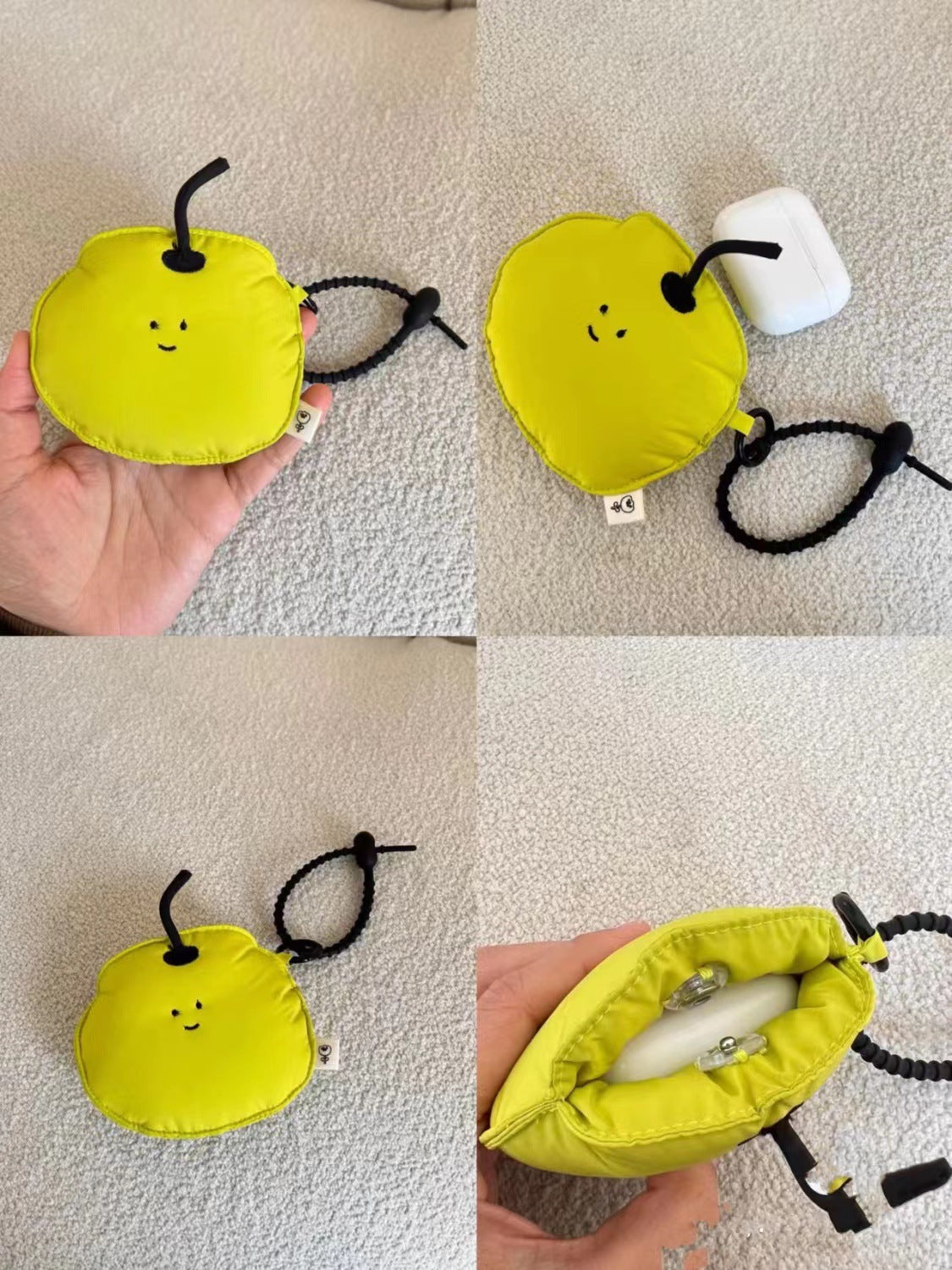 Green Pear Earphone Bag