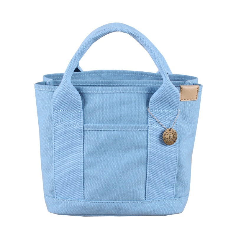 Canvas Multi Pocket Tote Bag