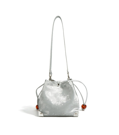 New Satin Leather One-shoulder Crossbody