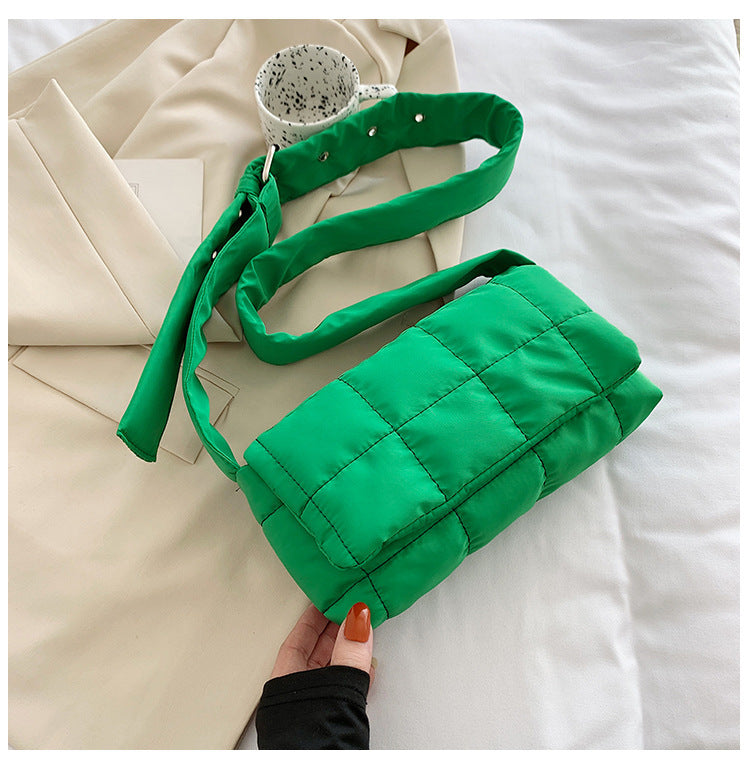 Nylon Sweet Quilted Crossbody Bag