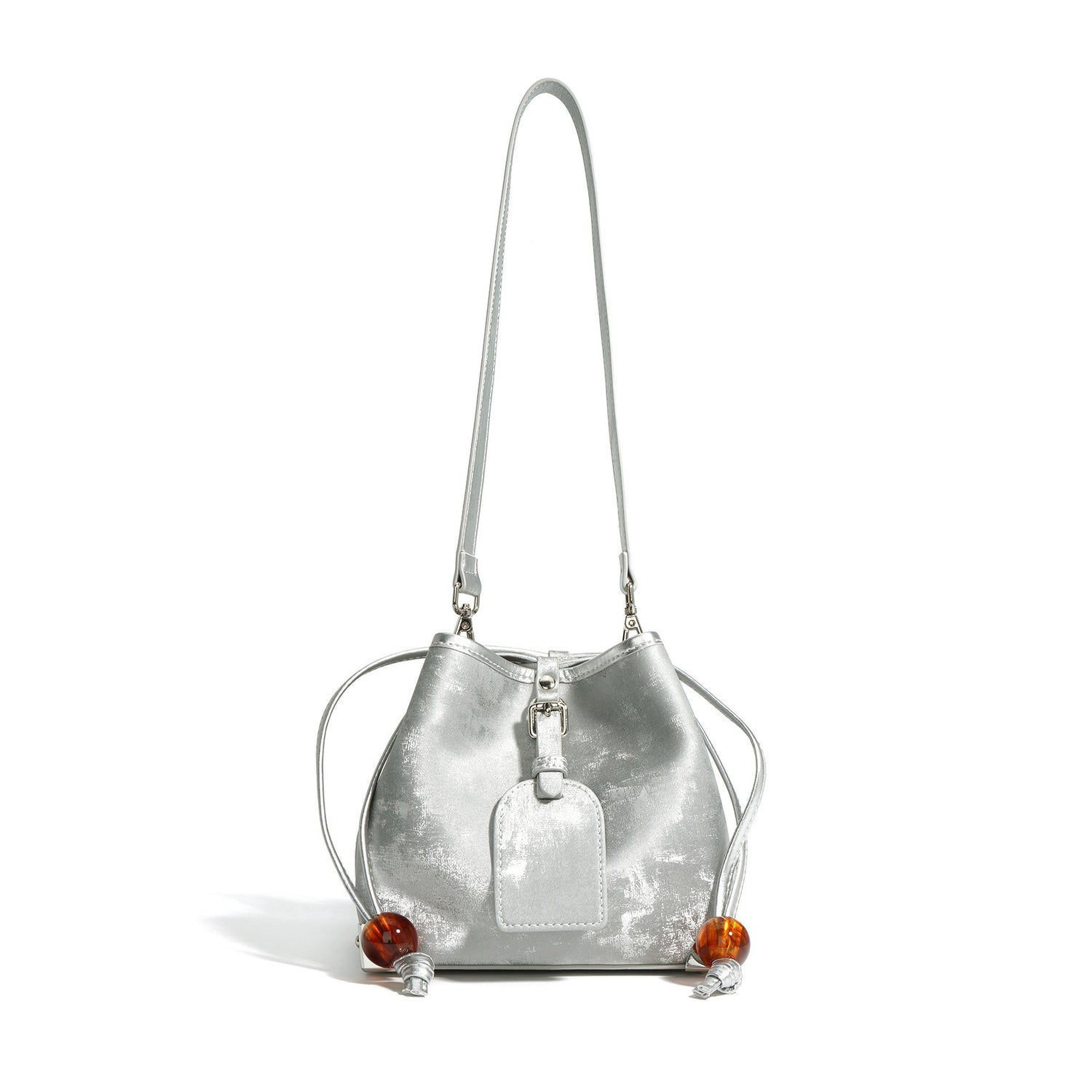 New Satin Leather One-shoulder Crossbody