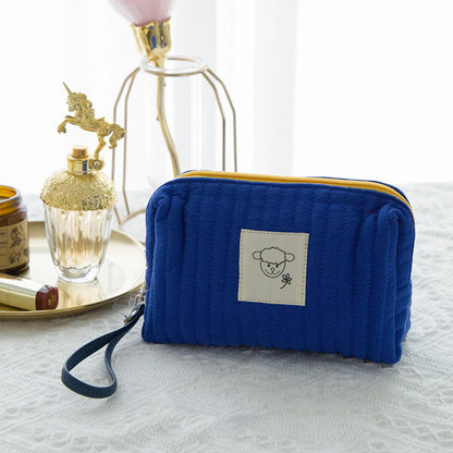 Soft Fabric Cosmetic Storage Pouch